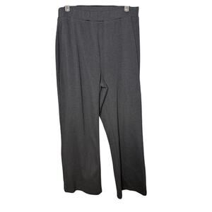 Venezia Vitale Sweatpants Women's Size 16WP Wide Leg Comfort Cozy Black Pants
